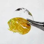 لیبل هولوگرام طلایی مربع 10 میلیمتر